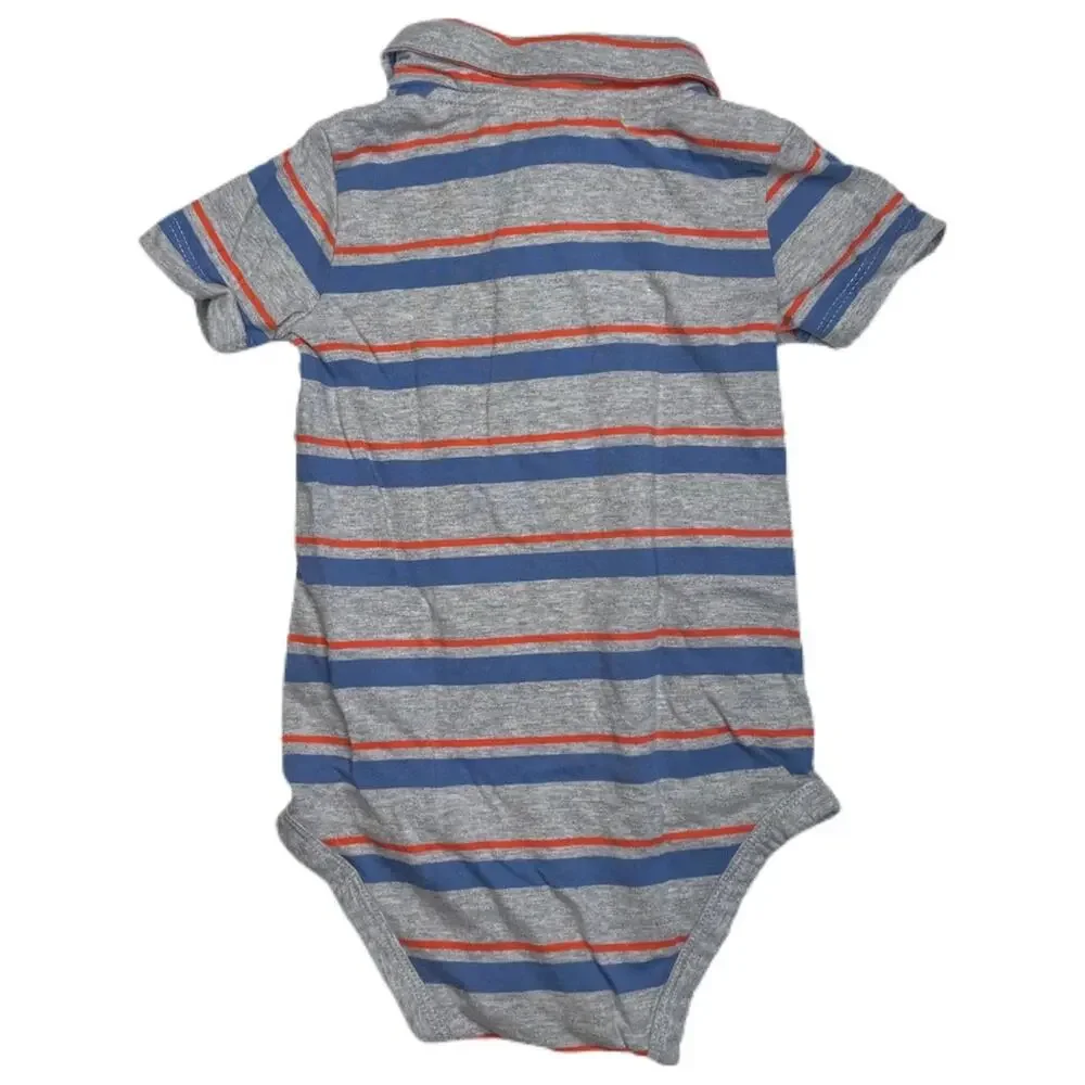 Carter’s Stripe Short Sleeve Polo Bodysuit